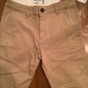 BNWT Abercrombie kids boys khaki pants